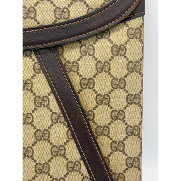 GUCCI Authentic Vintage Canvas Leather Trim Business Portfolio Attache Case - Picture 6 of 16